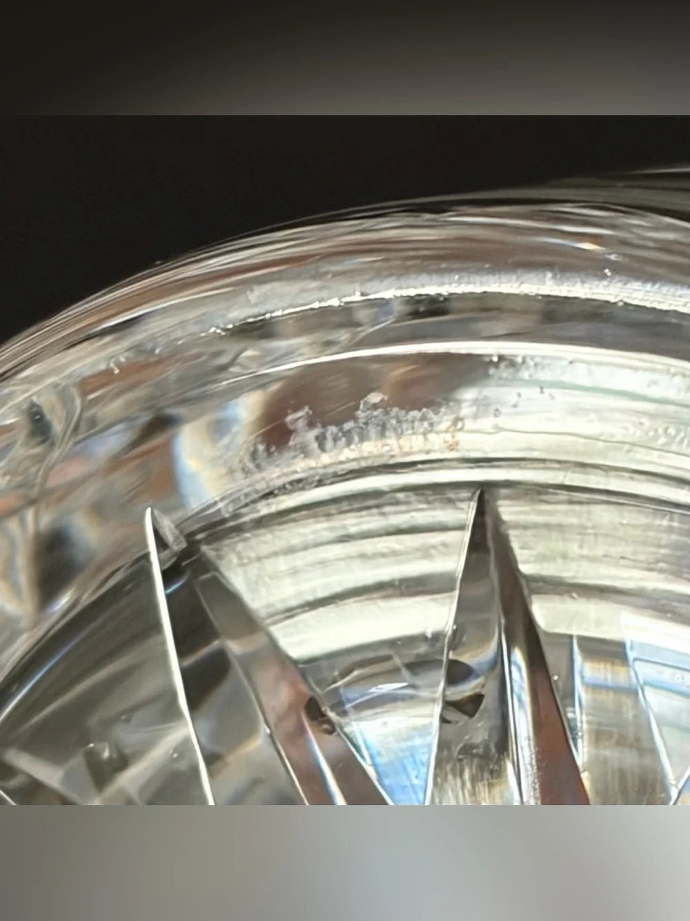 Tall Lismore Decanter with Stopper by Waterford Crystal
